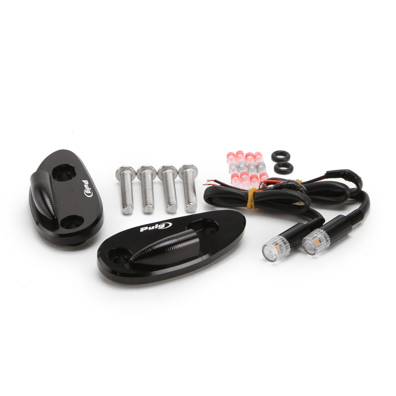 【美品】 Puig プーチ ミラーキャップ(REARVIEW MIRRORS CAPS) YZF-R3 YZF