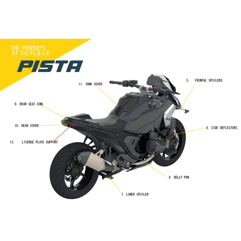 Puig 22376N  R1300GS PISTA コンプリートキット 22376 – PUIG JAPAN OFFICIAL